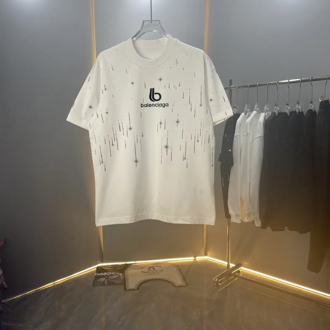 【 Quality】Balen 2024ss New Arrival T ， logo ， ， ， Versatile S M L XL XXL